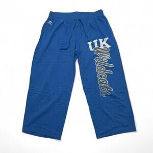 University Of Kentucky Wildcats Blue 2000s Low Rise Cotton Sweatpants Size Small